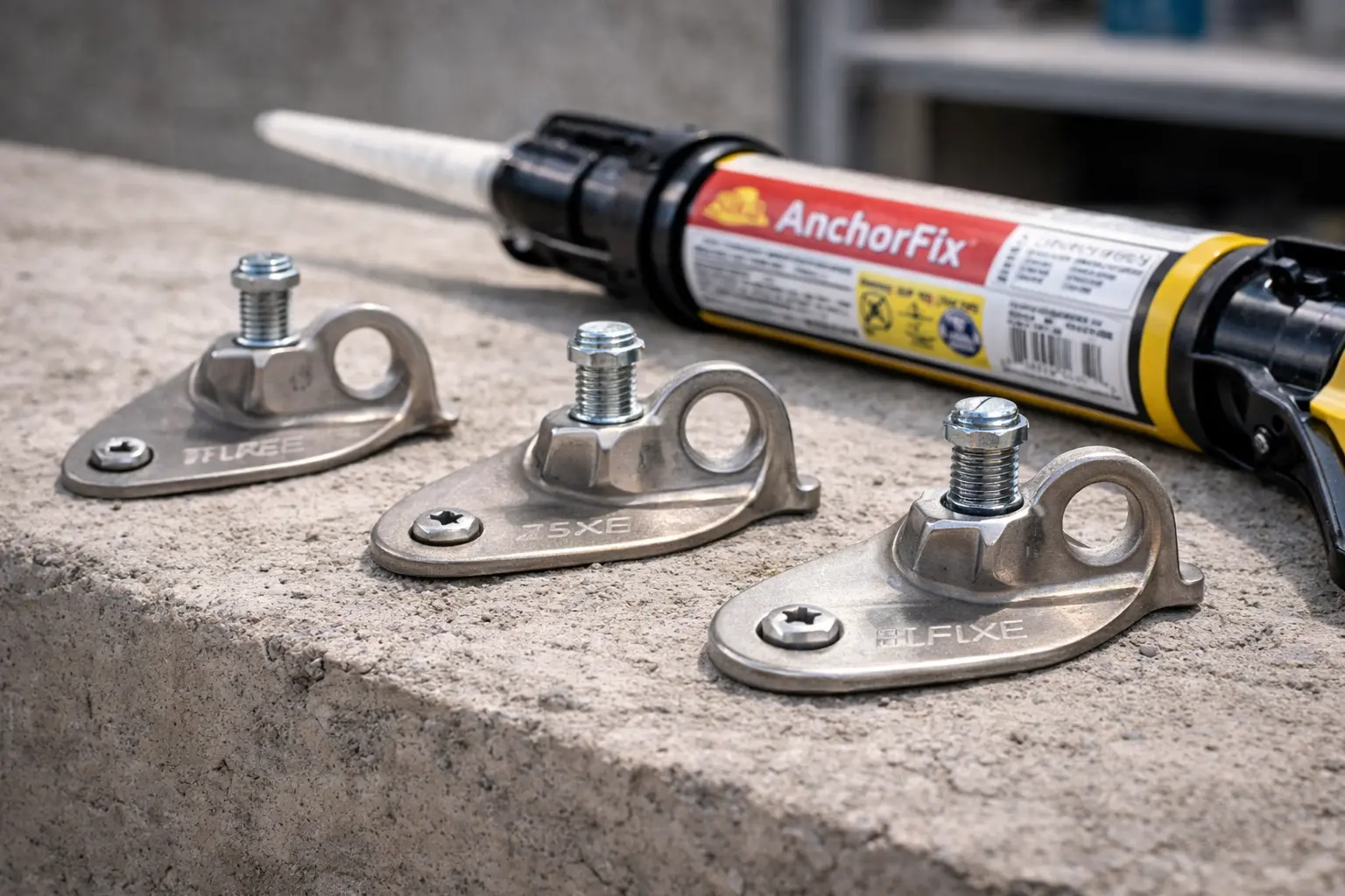 Punto de anclaje estructural certificado